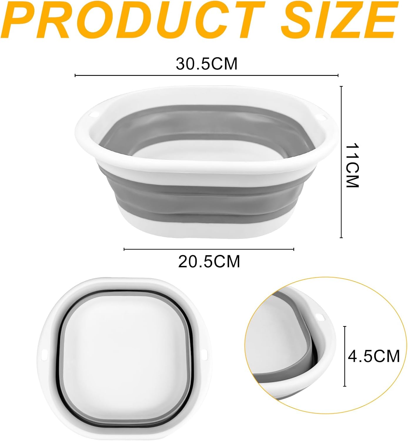 Secchio Pieghevole SALVA SPAZIO