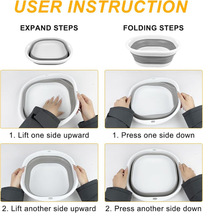 Secchio Pieghevole SALVA SPAZIO