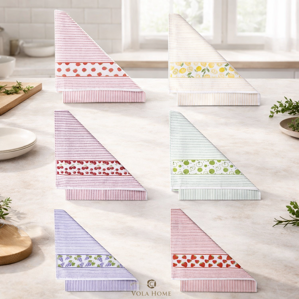 STROFINACCI VOLAHOME SET DA 6  FANTASIA FRUTTA