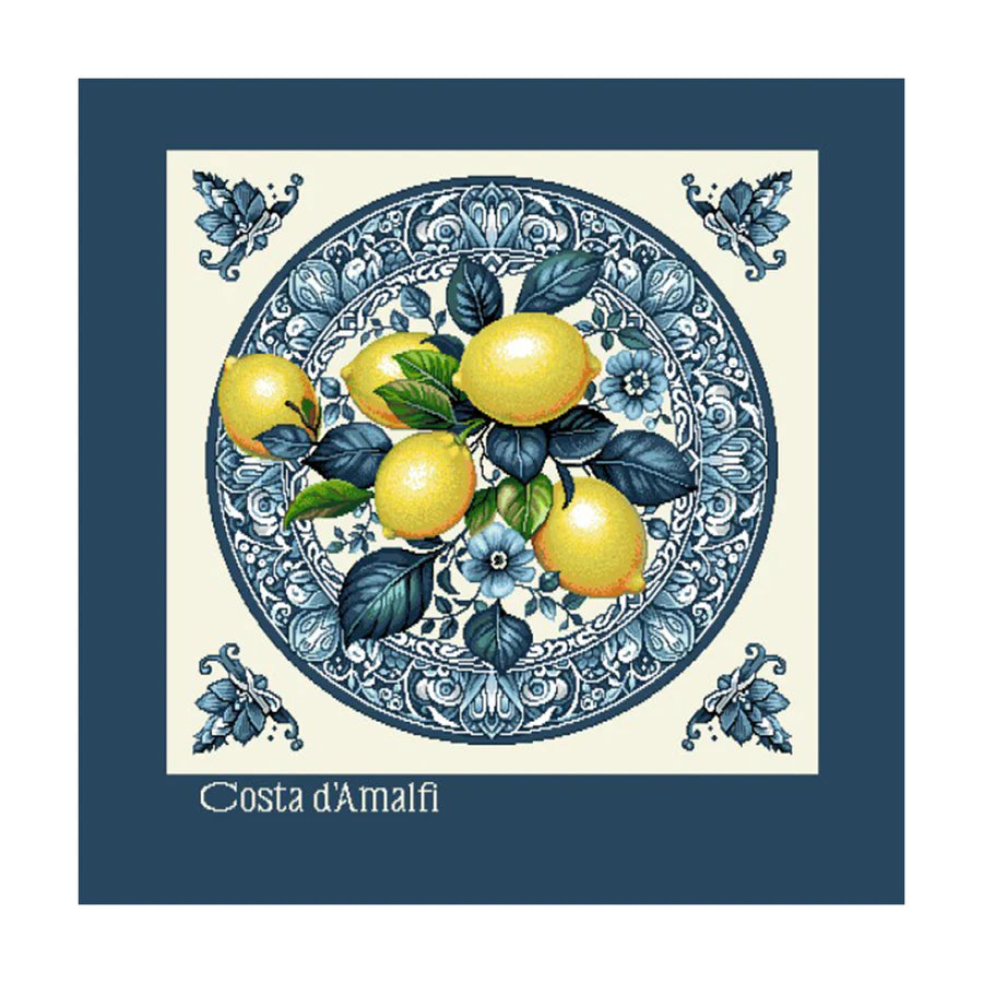 FODERA CUSCINO VOLAHOME FANTASIA '' COSTA D'AMALFI 2 ''