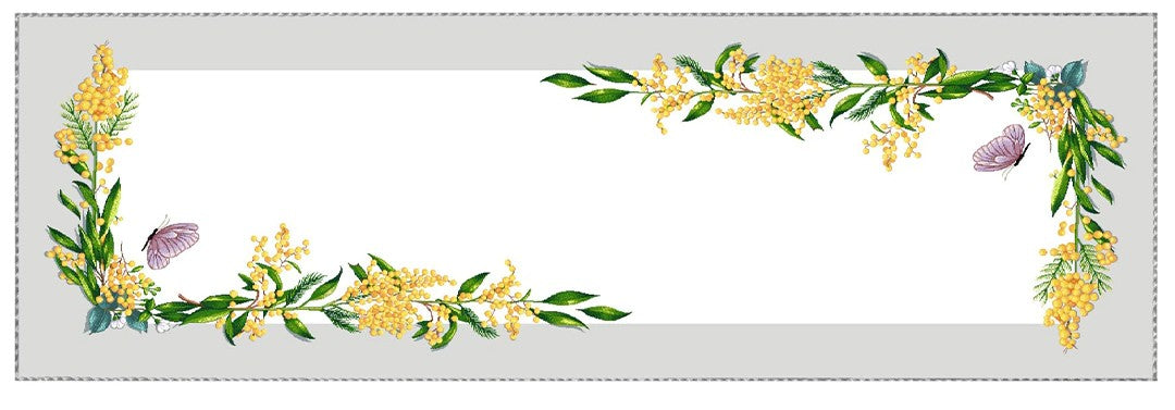 RUNNER VOLAHOME IN GOBELIN FANATASIA '' MIMOSA ''